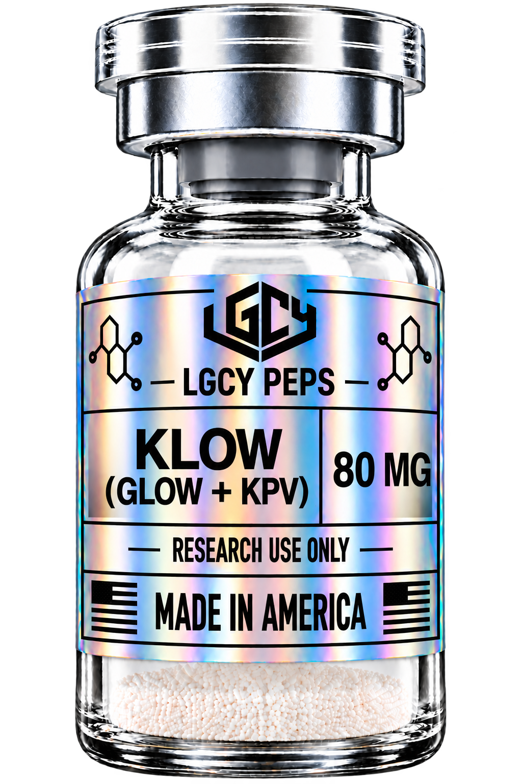 Holographic KLOW Peptide Vial KLOW (GLOW + KPV) - Image 1
